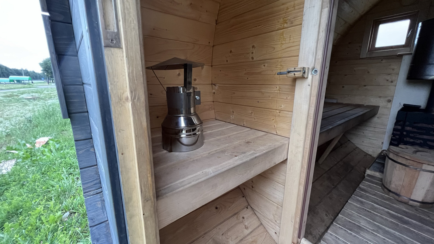 Аренда передвижной бани-бочки с доставкой
